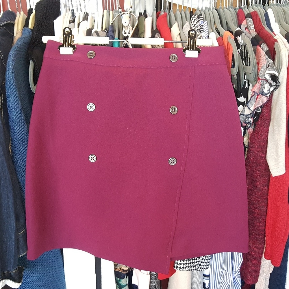 Banana Republic Mini Skirt with Asymmetrical Hem